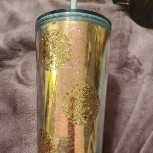 Starbucks Christmas bulb glitter cold cup
